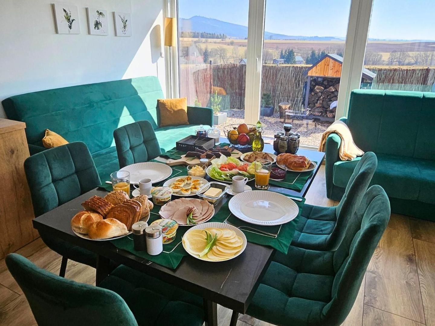 Rajska Polana Domki Premium ,Na Odludziu Z Prywatna Balia Z Jacuzzi I Sauna ,Cisza,Rowery Elektryczne,Gory,Astroprzygoda,- Adrspach, Skalne Miasto, Zamek Ksiaz,Andrzejowka,Karpacz, Sniezka,Janskie Laznie,Pec Mieroszow Exterior foto